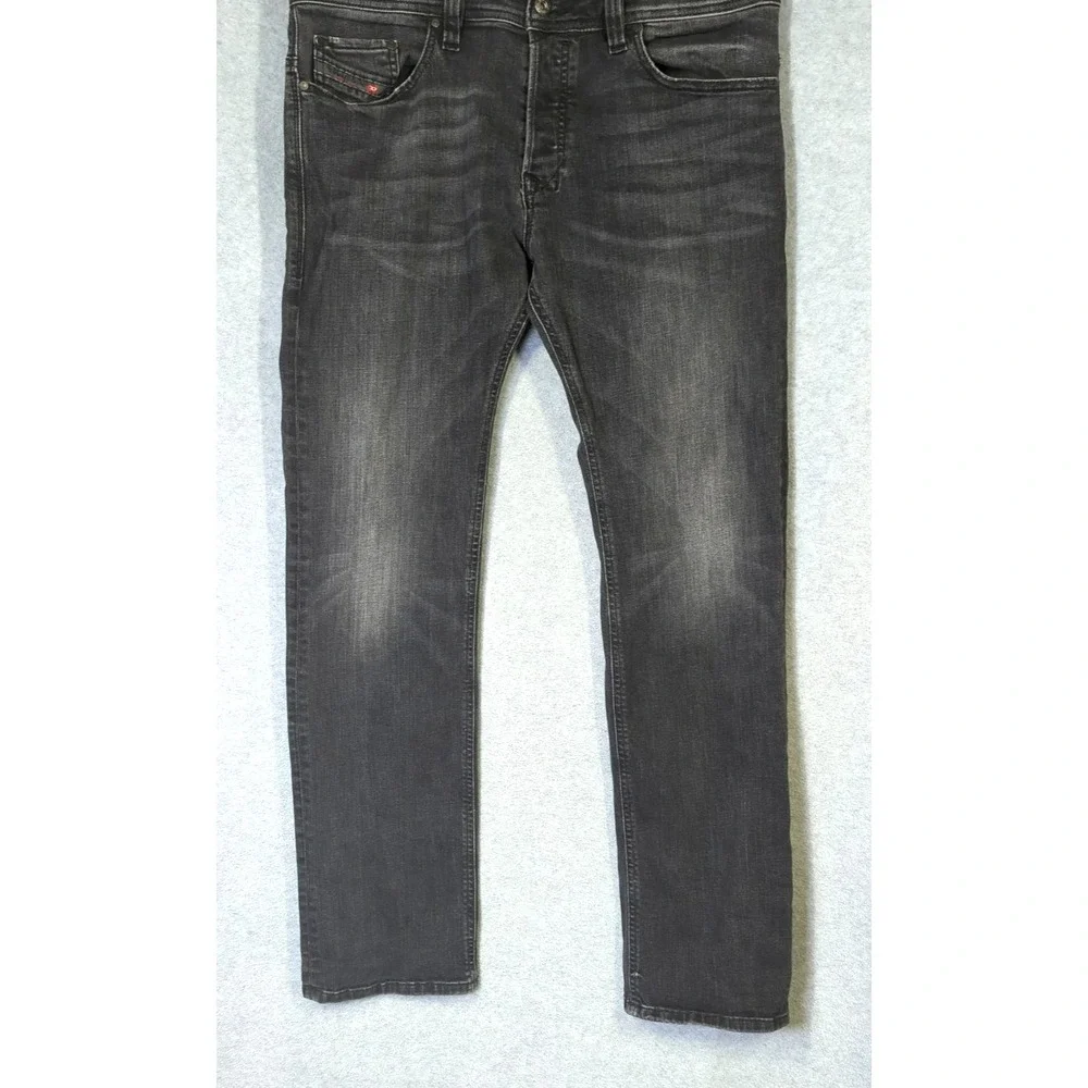 Diesel Industry SAFADO Jeans Men 34 x 32 Regular Slim Straight  Button Fly ORZ40